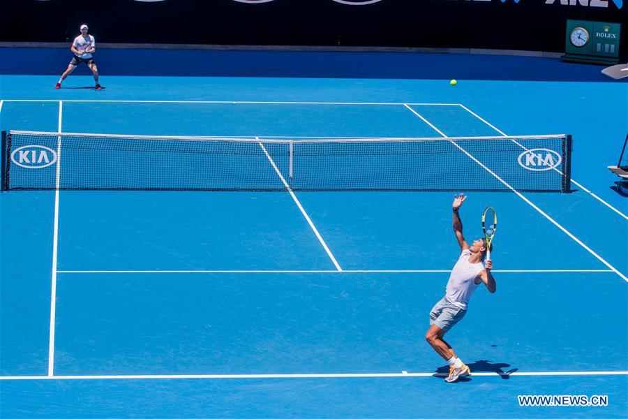 (SP)AUSTRALIA-MELBOURNE-TENNIS-AUSTRALIAN OPEN-TRAINING