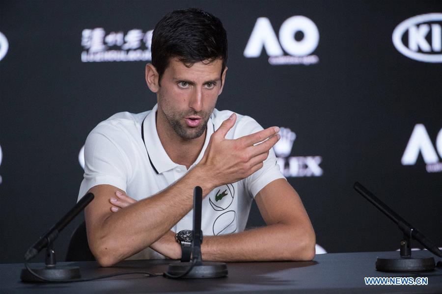 (SP)AUSTRALIA-MELBOURNE-TENNIS-AUSTRALIAN OPEN-PRESS CONFERENCE