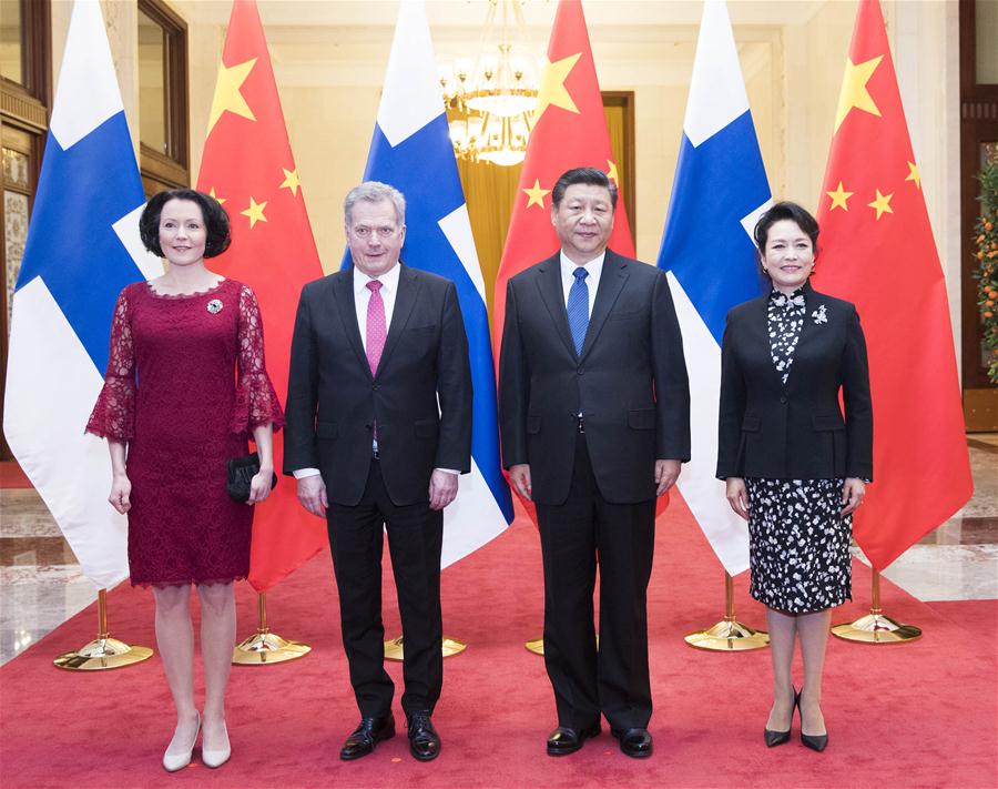 CHINA-BEIJING-XI JINPING-FINNISH PRESIDENT-TALKS (CN)