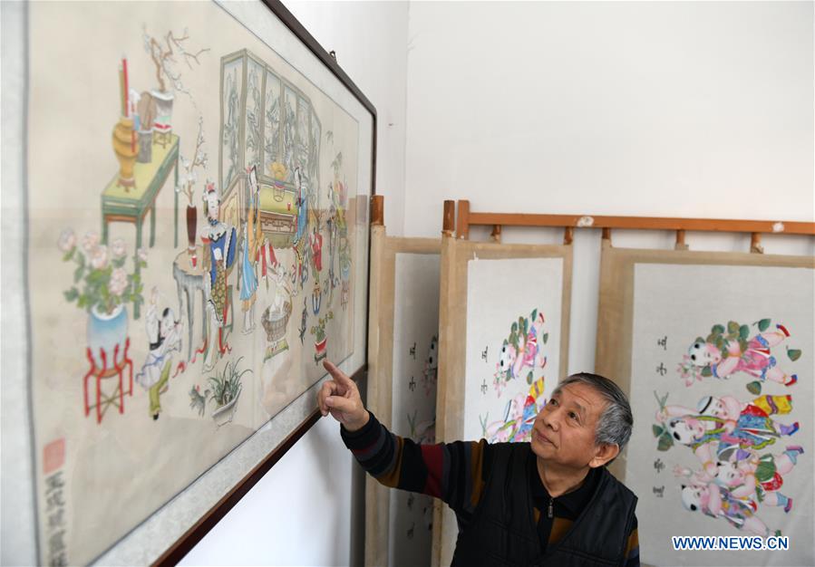 CHINA-TIANJIN-YANGLIUQING NEW YEAR PAINTINGS (CN)