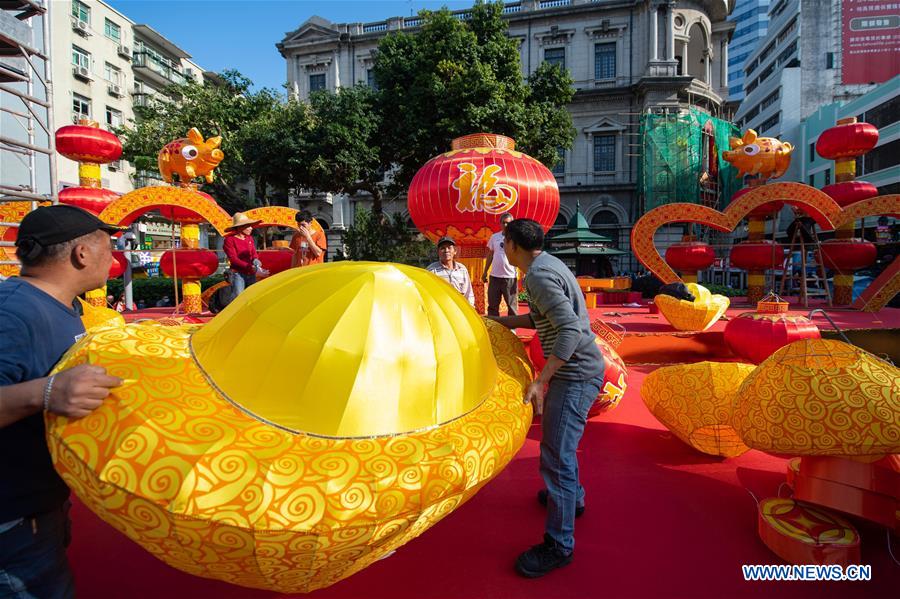 CHINA-MACAO-DECORATIONS-SPRING FESTIVAL (CN)