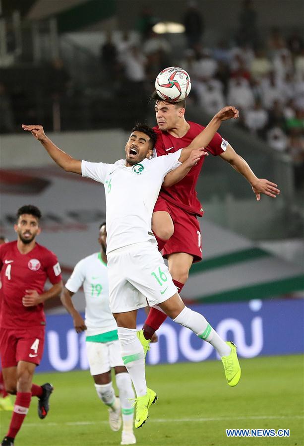 (SP)UAE-ABU DHABI-SOCCER-AFC ASIAN CUP 2019-GROUP E-SAU VS QAT