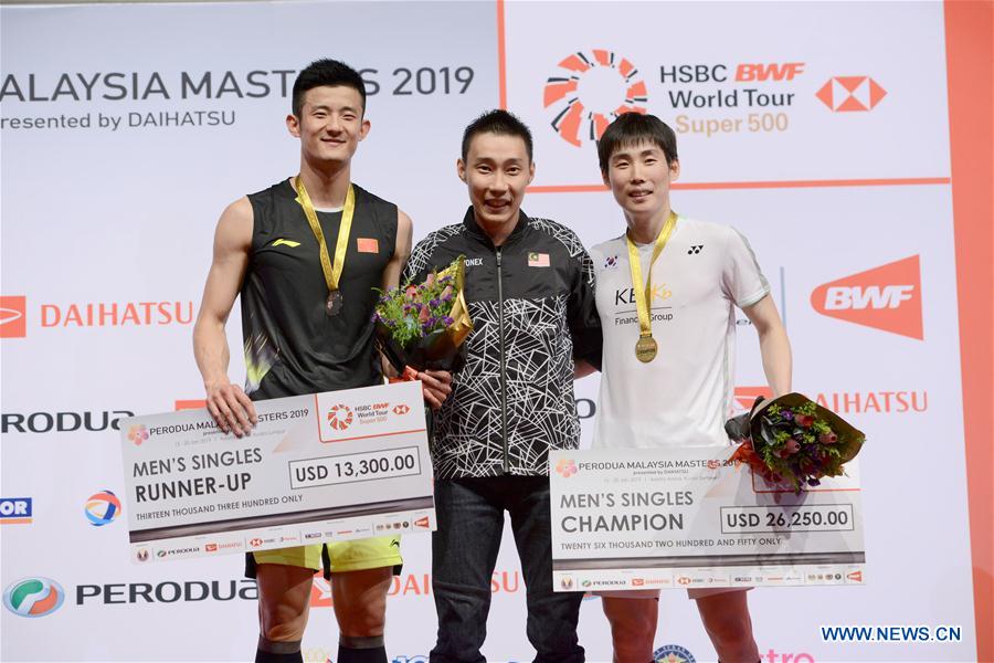 (SP)MALAYSIA-KUALA LUMPUR-BADMINTON-MALAYSIA MASTERS 2019-FINAL