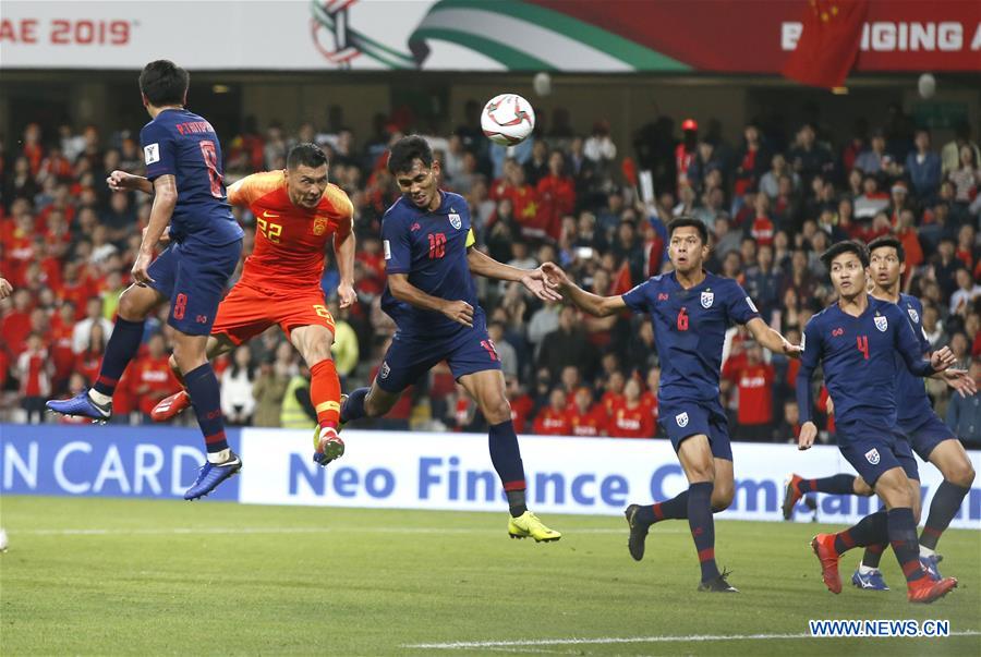 (SP)UAE-AL AIN-SOCCER-AFC ASIAN CUP 2019-CHN VS THA