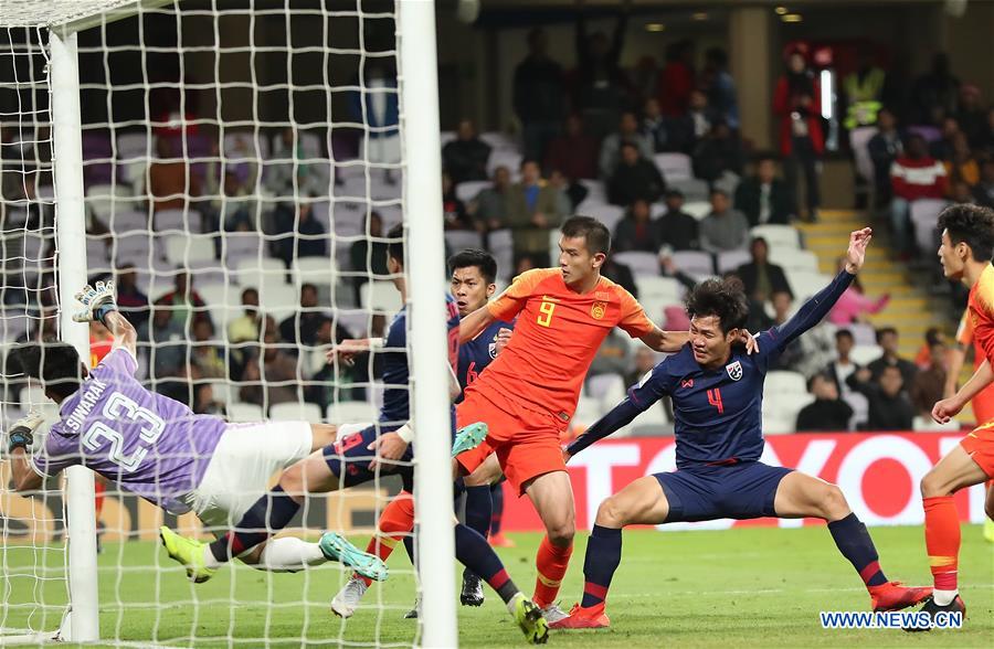 (SP)UAE-AL AIN-SOCCER-AFC ASIAN CUP 2019-CHN VS THA