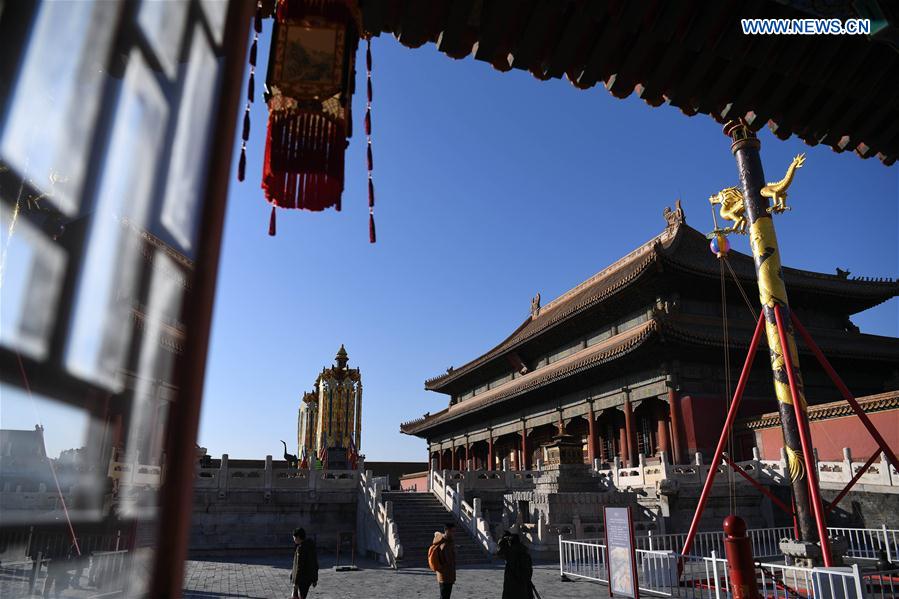 (InPalaceMuseum)CHINA-BEIJING-THE FORBIDDEN CITY-SPRING FESTIVAL CELEBRATION-LANTERNS (CN)