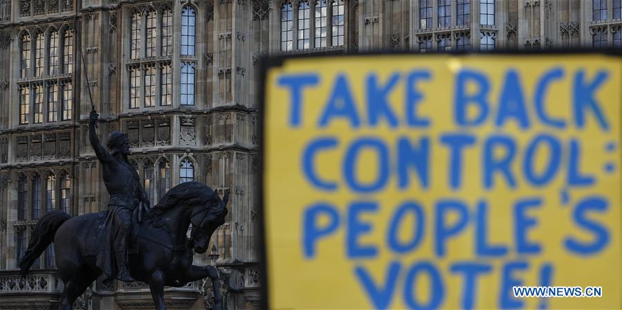 BRITAIN-LONDON-BREXIT-DEMONSTRATORS