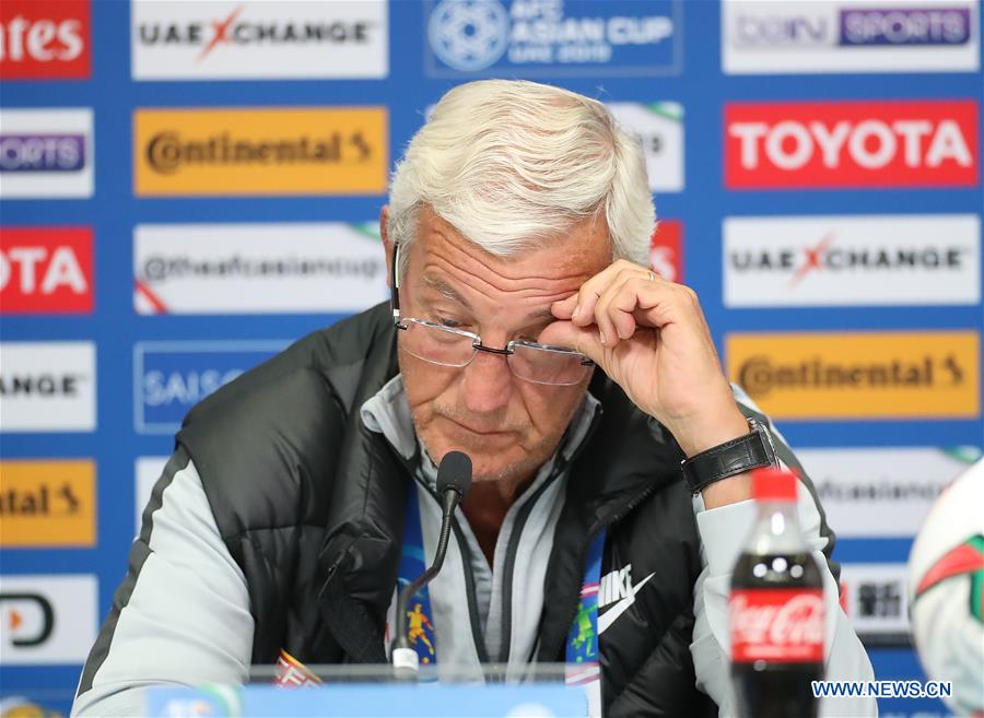 (SP)UAE-ABU DHABI-SOCCER-ASIAN CUP-QUARTERFINAL-CHN-PRE-MATCH PRESS CONFERENCE