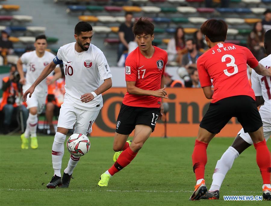 (SP)UAE-ABU DHABI-SOCCER-AFC ASIAN CUP 2019-QUARTERFINAL-KOR VS QAT