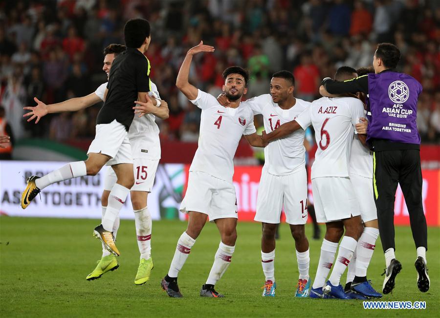 (SP)UAE-ABU DHABI-SOCCER-AFC ASIAN CUP 2019-QUARTERFINAL-KOR VS QAT