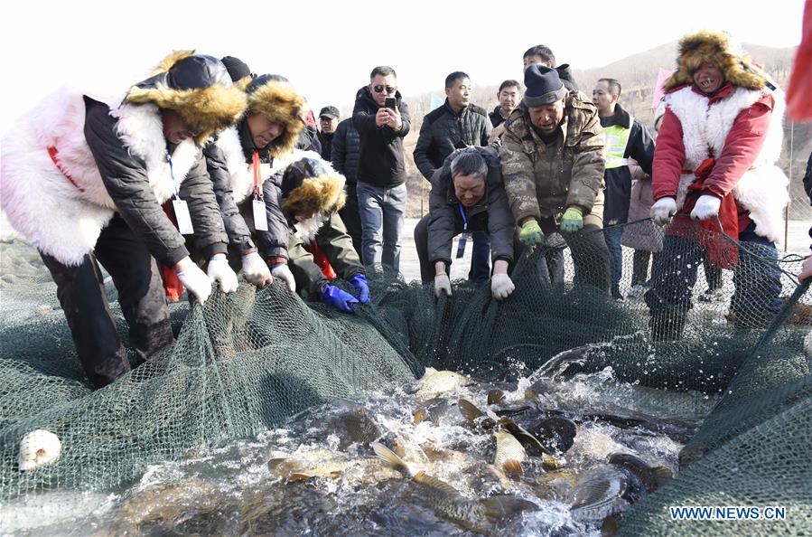 #CHINA-INNER MONGOLIA-HOHHOT-TRADITIONAL WINTER FISHING (CN)