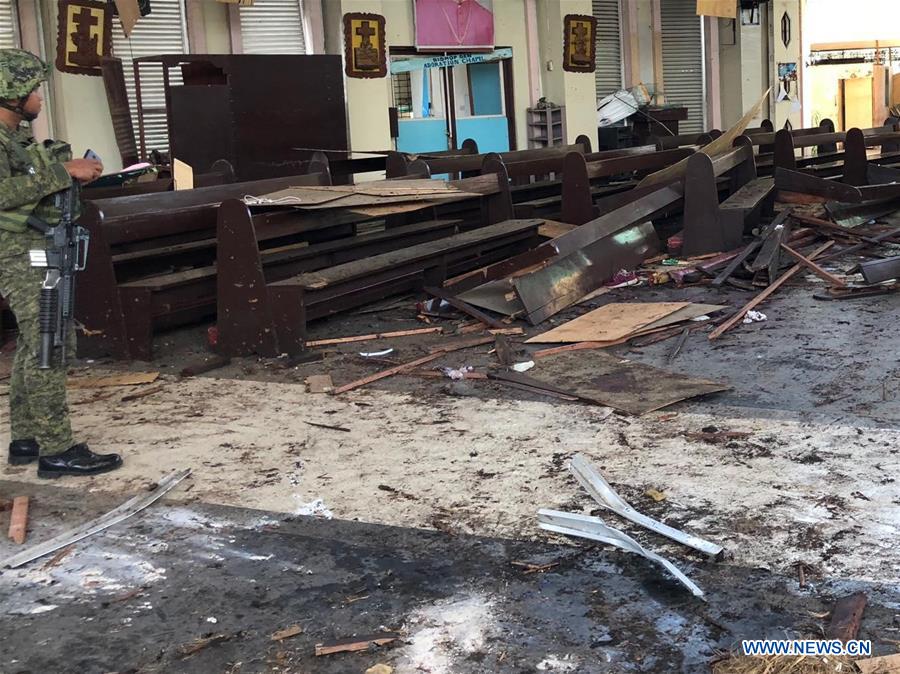 PHILIPPINES-SULU-CHURCH-EXPLOSION