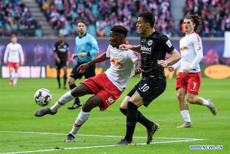 (SP)GERMANY-LEIPZIG-SOCCER-BUNDESLIGA-LEIPZIG VS FRANKFURT