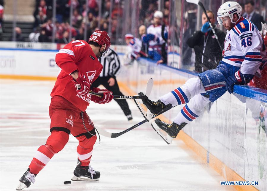 (SP)RUSSIA-MOSCOW-ICE HOCKEY-KHL-SPARTAK VS SKA