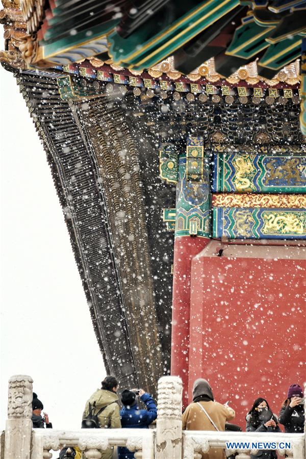 (InPalaceMuseum)CHINA-BEIJING-PALACE MUSEUM-SNOW (CN)