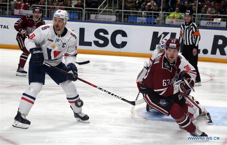 (SP)LATVIA-RIGA-ICE HOCKEY-KHL-DINAMO RIGA VS SLOVAN BRATISLAVA