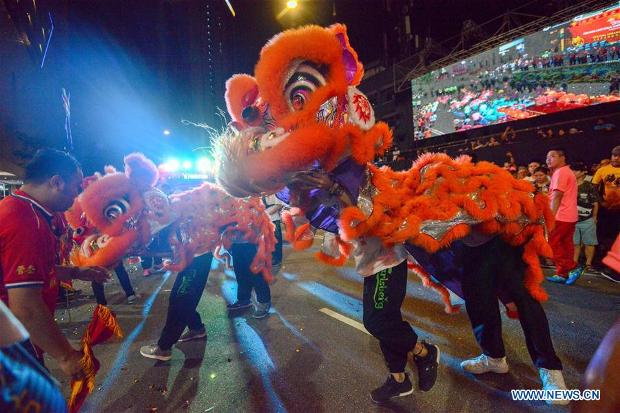 MALAYSIA-JOHOR BAHRU-CHINGAY NIGHT PARADE