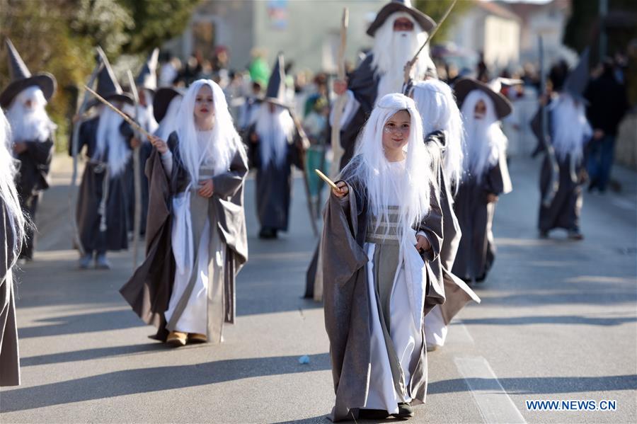 CROATIA-MURTER-CARNIVAL-CHILDREN'S PARADE