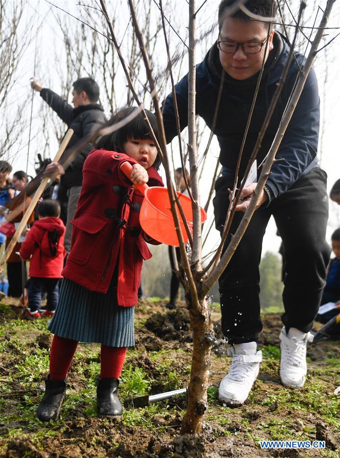 CHINA-HANGZHOU-ARBOR DAY-TREE PLANTING (CN)