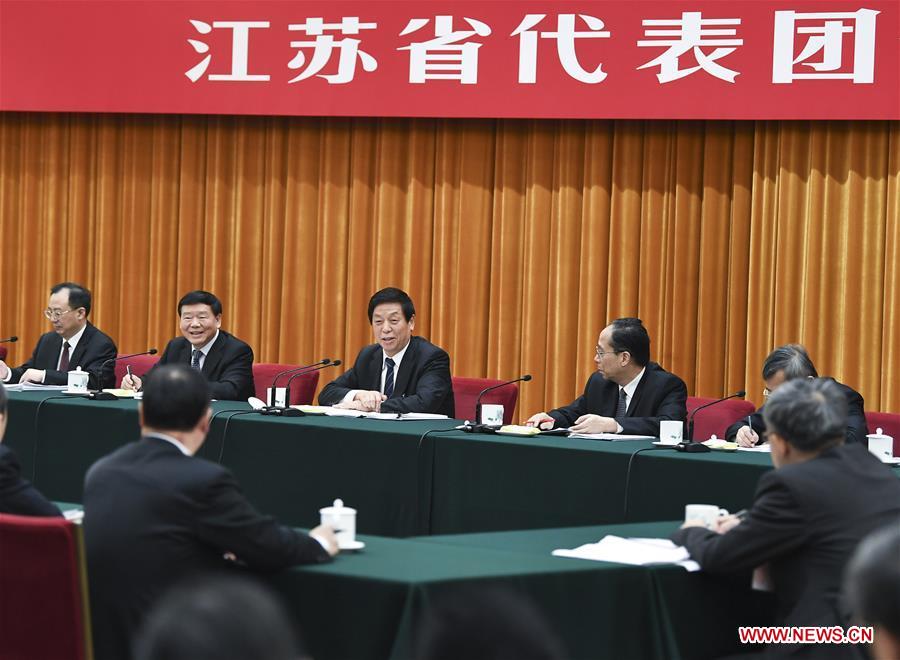 (TWO SESSIONS)CHINA-BEIJING-LI ZHANSHU-NPC-DELIBERATION (CN) 