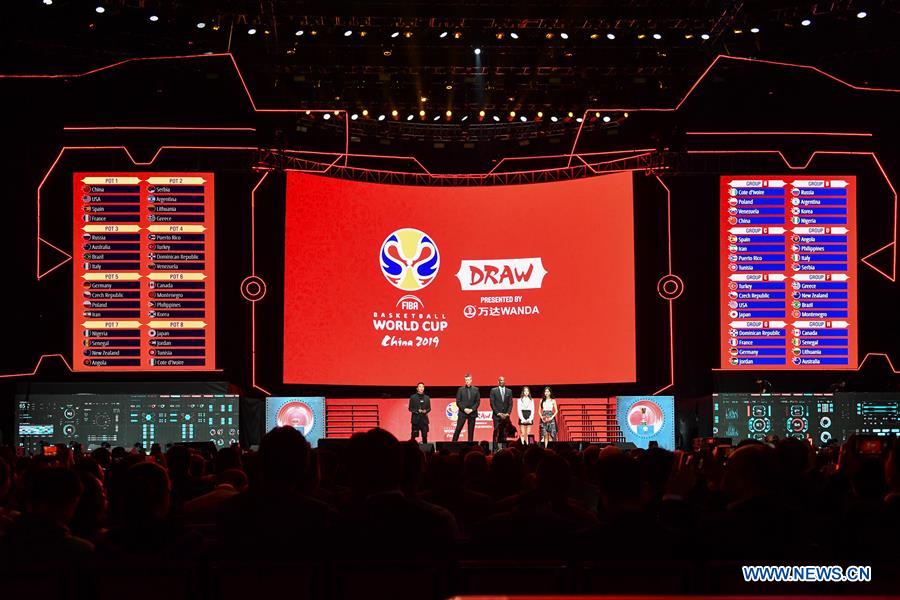 (SP)CHINA-SHENZHEN-BASKETBALL-FIBA WORLD CUP-DRAW