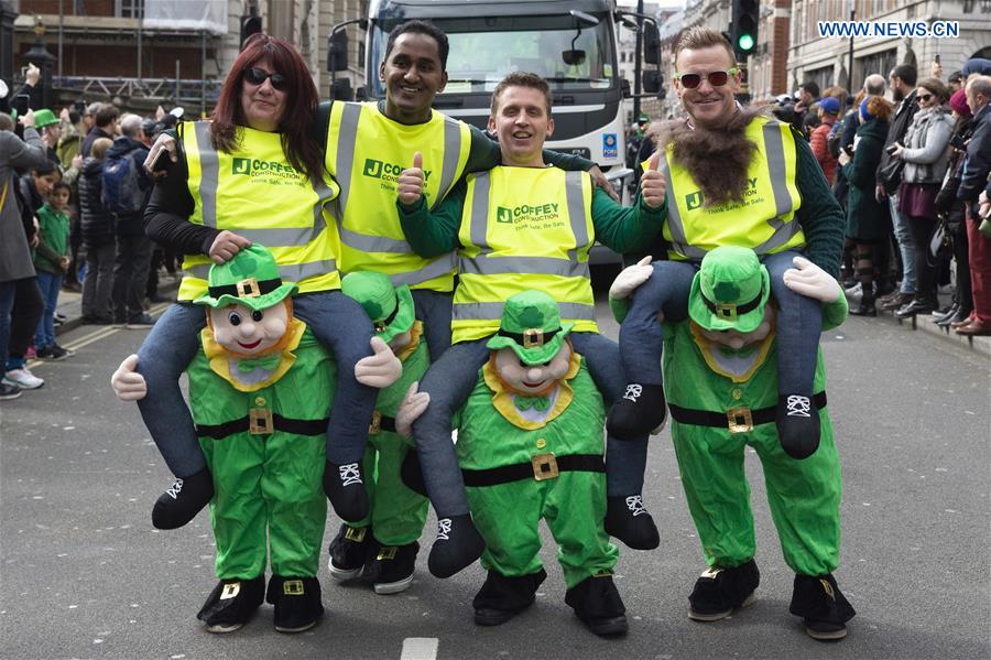 BRITAIN-LONDON-ST PATRICK'S DAY-PARADE