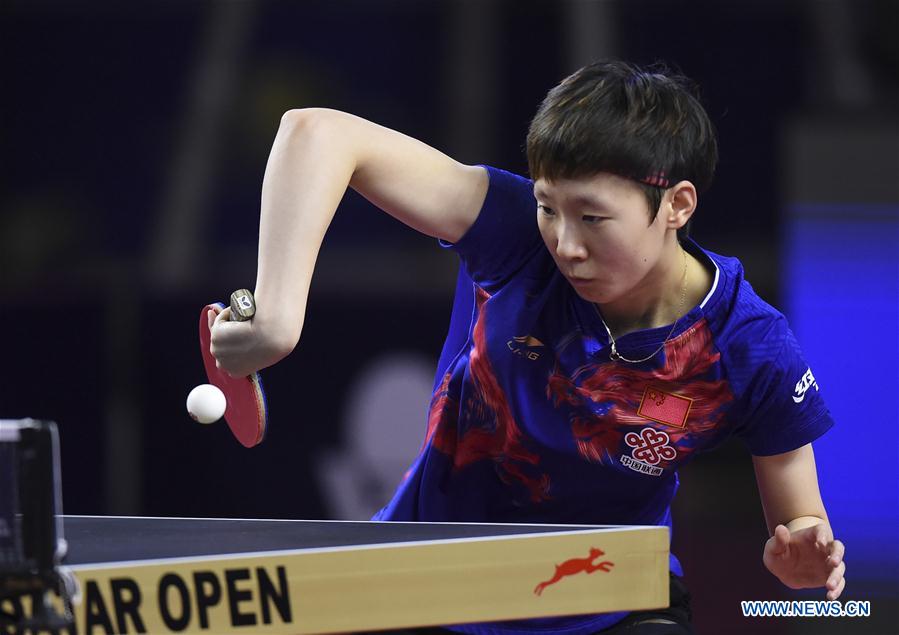 (SP)QATAR-DOHA-TABLE TENNIS-QATAR OPEN-WOMEN'S SINGLES-FINAL