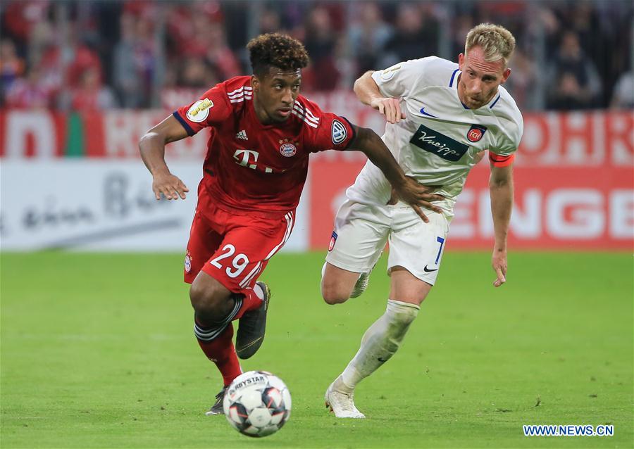 (SP)GERMANY-MUNICH-SOCCER-GERMAN CUP-BAYERN MUNICH VS HEIDENHEIM