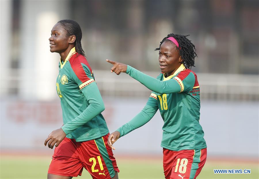 (SP)CHINA-WUHAN-FOOTBALL-INTERNATIONAL WOMEN'S FOOTBALL TOURNAMENT WUHAN 2019-CAMEROON VS CROATIA (CN)