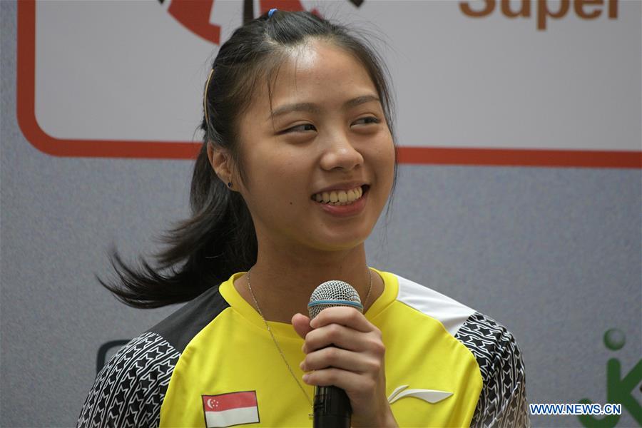 (SP)SINGAPORE-BADMINTON-SINGAPORE OPEN-PRESS CONFERENCE