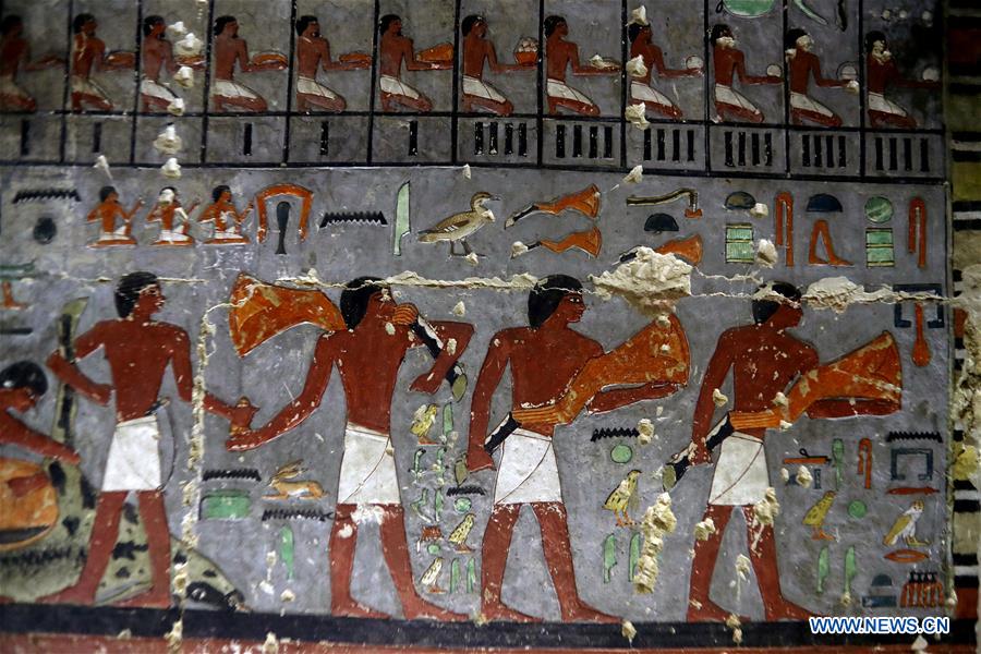 EGYPT-GIZA-PHARAONIC TOMB-DISCOVERY