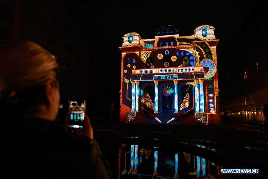 ROMANIA-BUCHAREST-SPOTLIGHT-LIGHT FESTIVAL