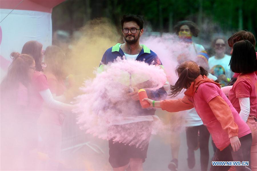 (SP)ROMANIA-BUCHAREST-COLOR RUN