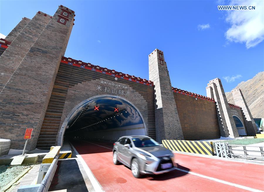 CHINA-TIBET-MILA MOUNTAIN TUNNEL-OPENING (CN)