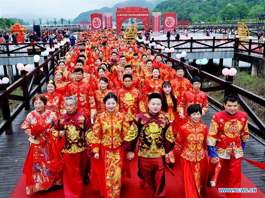 #CHINA-JIANGXI-DEXING-COLLECTIVE WEDDING CEREMONY (CN)