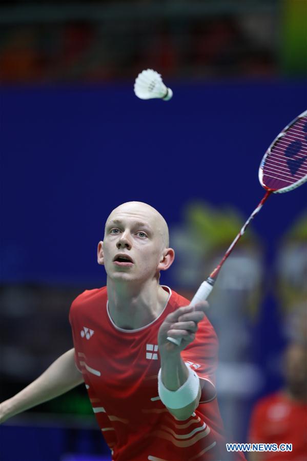 (SP)CHINA-NANNING-BADMINTON-TOTAL BWF SUDIRMAN CUP 2019-INDONESIA VS ENGLAND (CN)