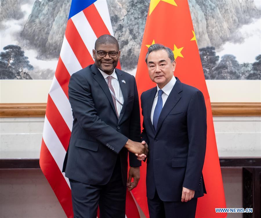 CHINA-BEIJING-WANG YI-LIBERIA-FM-MEETING (CN)