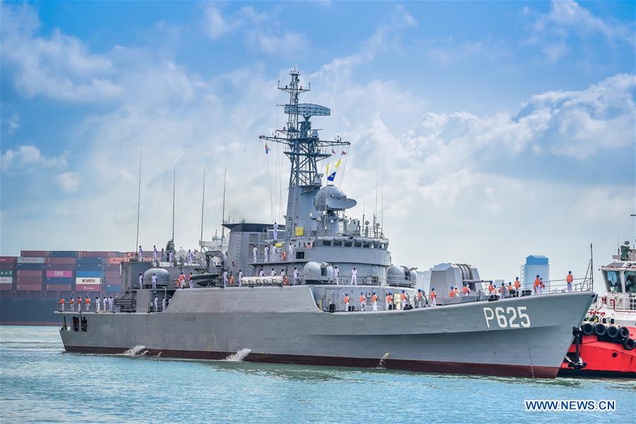 SRI LANKA-COLOMBO PORT-CHINA-GIFTED FRIGATE