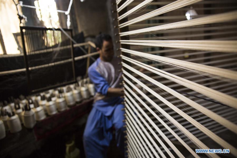 AFGHANISTAN-HERAT-SILK FACTORY