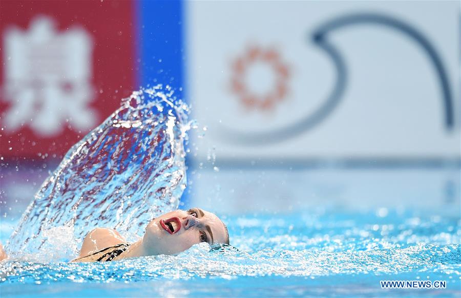 (SP)SOUTH KOREA-GWANGJU-FINA WORLD CHAMPIONSHIPS-ARTISTIC SWIMMING-WOMEN'S SOLO TECHNICAL