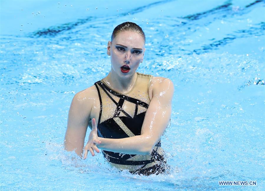 (SP)SOUTH KOREA-GWANGJU-FINA WORLD CHAMPIONSHIPS-ARTISTIC SWIMMING-WOMEN'S SOLO TECHNICAL FINAL