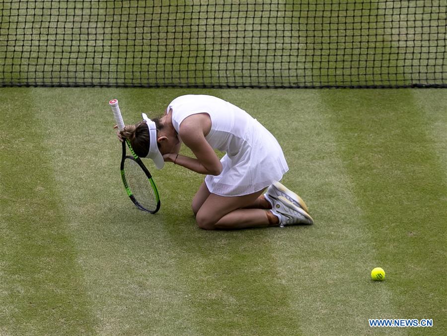 (SP)BRITAIN-LONDON-TENNIS-WIMBLEDON CHAMPIONSHIPS 2019-WOMEN'S SINGLES-FINAL