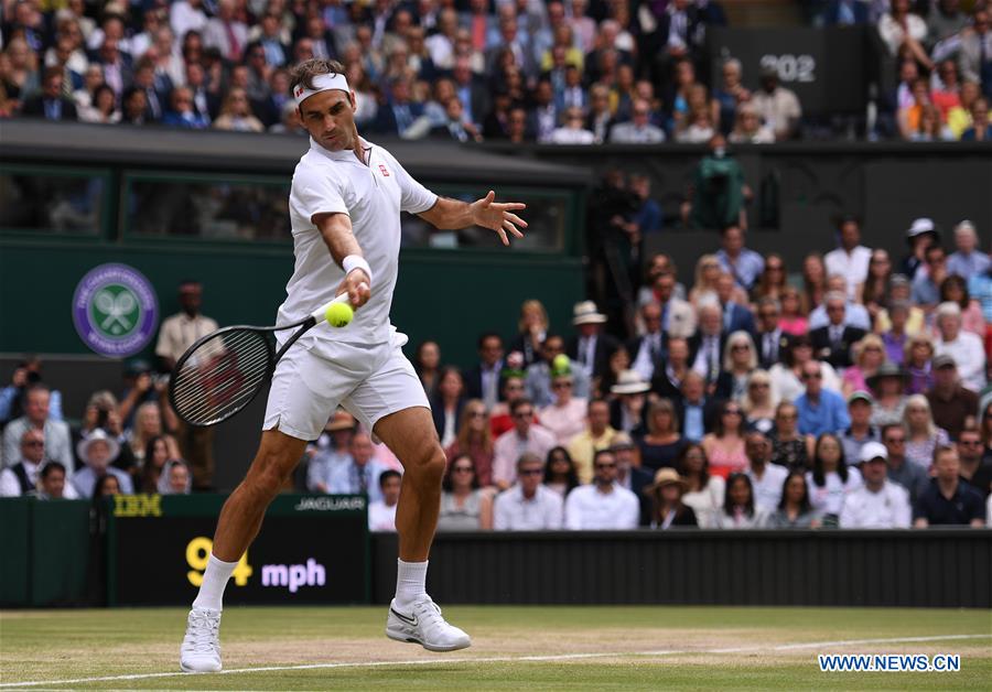 (SP)BRITAIN-LONDON-TENNIS-WIMBLEDON CHAMPIONSHIPS 2019-MEN'S SINGLES-FINAL