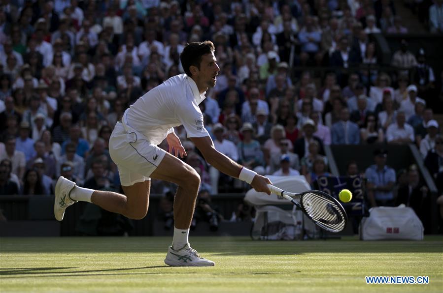 (SP)BRITAIN-LONDON-TENNIS-WIMBLEDON CHAMPIONSHIPS 2019-MEN'S SINGLES-FINAL