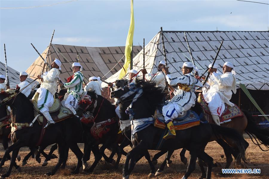 MOROCCO-RABAT-HORSE SHOW-FANTASIA