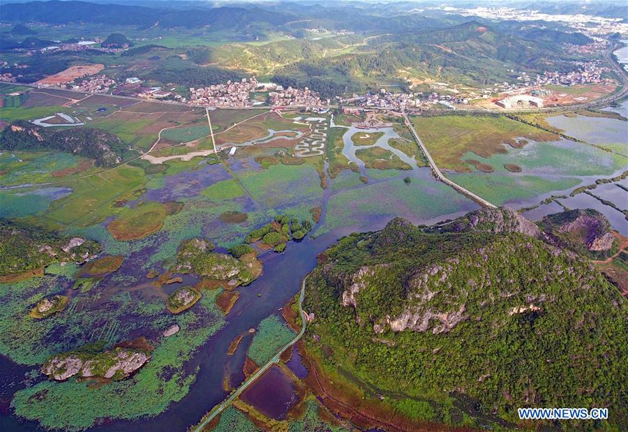 CHINA-YUNNAN-QIUBEI-PUZHEHEI NATIONAL WETLAND PARK-SCENERY (CN)