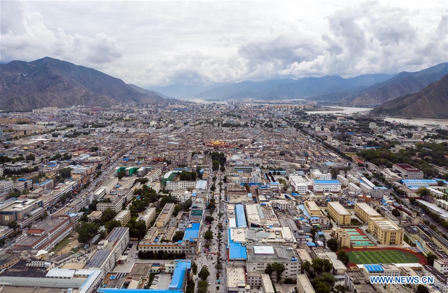 (InTibet)CHINA-TIBET-LHASA-AERIAL VIEW (CN)