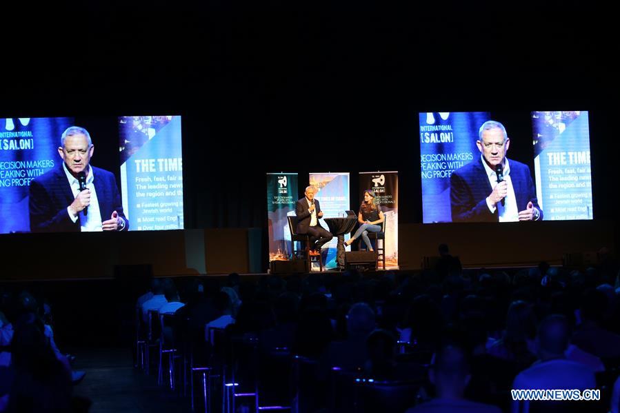 ISRAEL-TEL AVIV-BENNY GANTZ-ELECTION CAMPAIGN