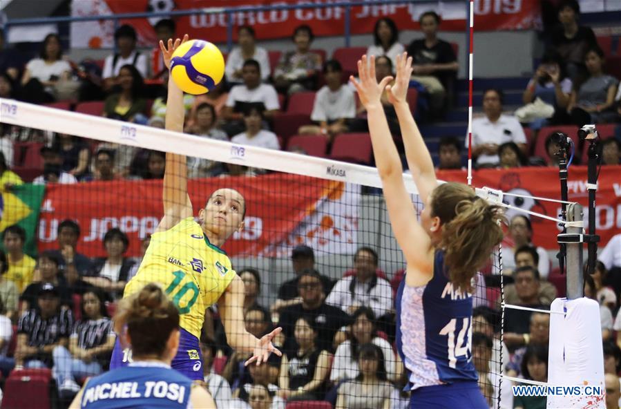 (SP)JAPAN-HAMAMATSU-VOLLEYBALL-WOMEN'S WORLD CUP-ARGENTINA VS BRAZIL