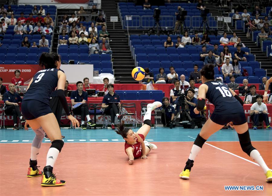 (SP)JAPAN-YOKOHAMA-VOLLEYBALL-WOMEN'S WORLD CUP-CHN VS RUS